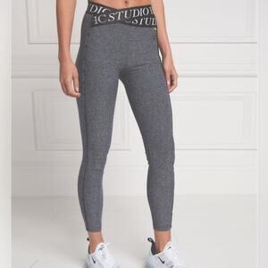 Holland Cooper Studio Crossover Legging NWT Athletic Yoga Extra Small XS Gray